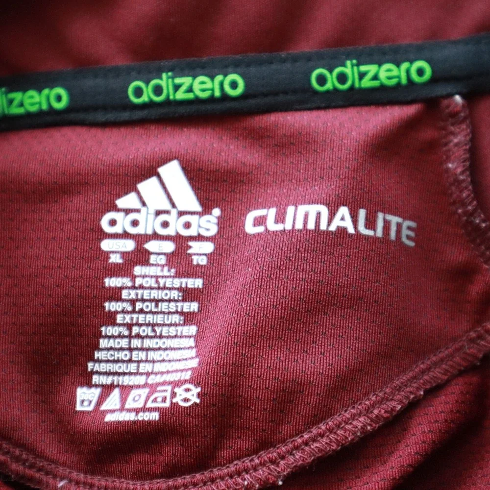 Texas A&M Aggies Polo Shirt Mens XL Adidas‎ Adizero Climalite Golf Short Sleeve